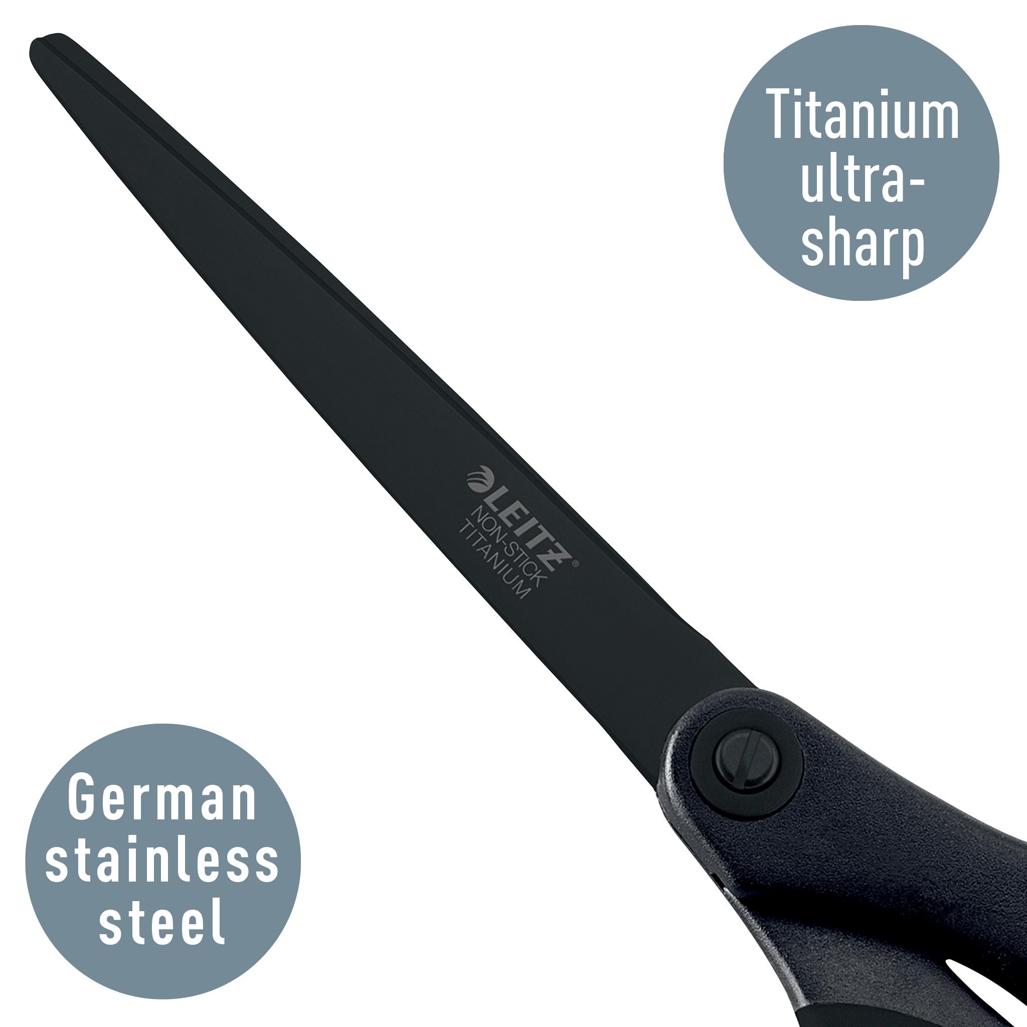 Amazon.com : Leitz Titanium Scissors, Right or Left Handed
